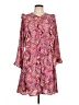 Gap 100% Polyester Paisley Pink Casual Dress Size L - photo 1