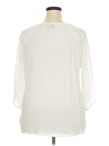 G.H. Bass & Co. 3/4 Sleeve Blouse (view 2)