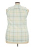 New York Laundry 100% Polyester Green Sleeveless Blouse Size 2X - photo 2