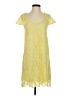 Francesca's 100% Polyester Yellow Casual Dress Size XS - photo 1