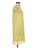 Francesca's 100% Polyester Yellow Casual Dress Size XS - photo 4
