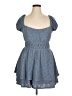 rue21 Hearts Blue Casual Dress Size XL - photo 1
