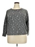 T by Talbots Stars Gray Pullover Sweater Size 2X (petite) - photo 1