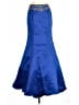 Parisa Solid Blue Formal Skirt Size 4 - photo 1
