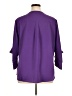 Unbranded 100% Polyester Purple 3/4 Sleeve Blouse Size XL - photo 2