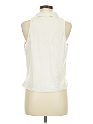 Banana Republic Factory Store Sleeveless Button-Down Shirt (view 2)