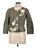Nic + Zoe Floral Green Jacket Size 10 - photo 1