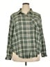 Torrid Plaid Green Long Sleeve Button-Down Shirt Size 2X Plus (2) - photo 1