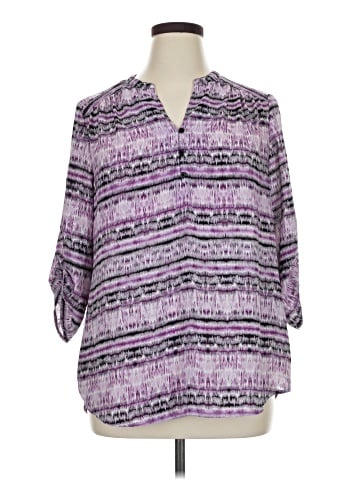 Faded Glory 3/4 Sleeve Blouse (view 1)