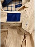 Burberry Yellow Orange Vintage Victorian Collar Blouse Size M - photo 10