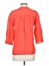 120% Lino Stars Orange 3/4 Sleeve Button-Down Shirt Size S (estimated) - photo 2