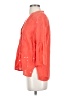 120% Lino Stars Orange 3/4 Sleeve Button-Down Shirt Size S (estimated) - photo 5