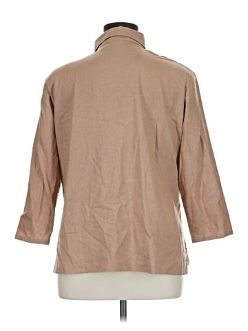 A.K.C. 3/4 Sleeve Button-Down Shirt (view 2)