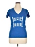 Assorted Brands Blue Short Sleeve T-Shirt Size XL - photo 1