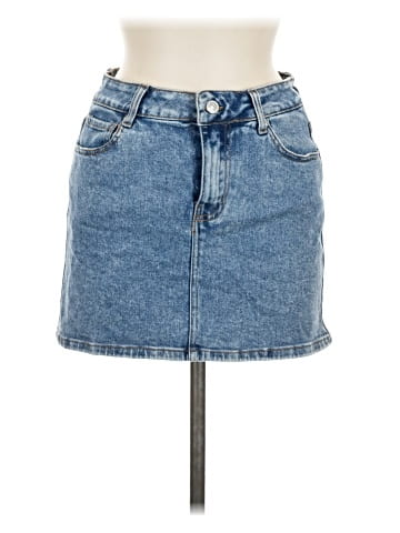 Wax Jean Denim Skirt (view 1)