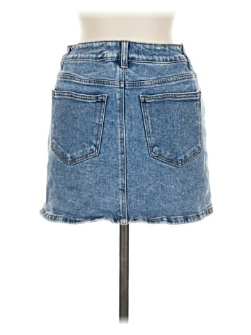 Wax Jean Denim Skirt (view 2)