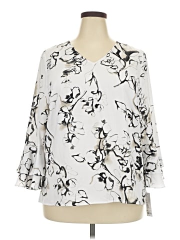 Apt. 9 3/4 Sleeve Blouse (view 1)