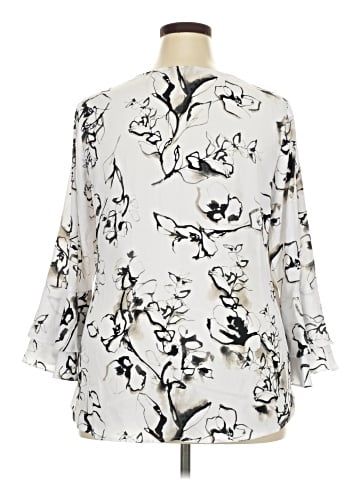 Apt. 9 3/4 Sleeve Blouse (view 2)