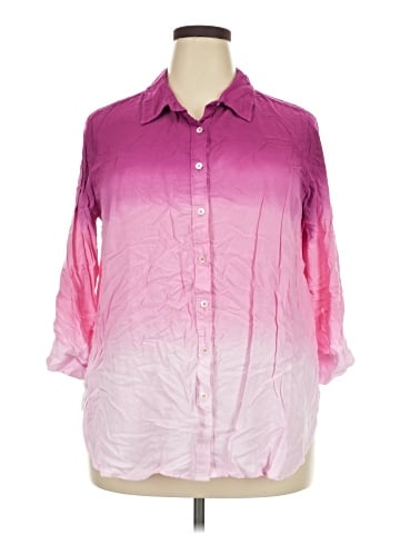 Intro 3/4 Sleeve Button-Down Shirt (view 1)