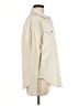 Double Zero Solid Ivory Long Sleeve Button-Down Shirt Size M - photo 4