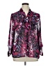 Laura Scott 100% Polyester Purple Long Sleeve Blouse Size XL - photo 1