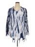 Tint & Shadow 100% Cotton Tie-dye Blue Pullover Sweater Size 1X - photo 1