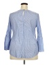 Apt. 9 Blue 3/4 Sleeve Blouse Size XXL - photo 2