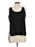 Milano 100% Polyester Black Sleeveless Blouse Size M - photo 1