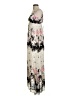 En Creme 100% Polyester Floral Ivory Cocktail Dress Size S - photo 5