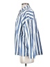 Hanna Andersson Stripes Blue Long Sleeve Button-Down Shirt Size S - photo 5