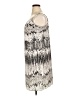 Unbranded 100% Polyester Graphic Silver Cocktail Dress Size 14 - photo 5