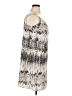 Unbranded 100% Polyester Graphic Silver Cocktail Dress Size 14 - photo 4