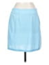 Shein Solid Blue Casual Skirt Size S - photo 2