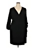J.Crew 100% Polyester Solid Black Cocktail Dress Size 18 - photo 1