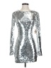 Superdown 100% Polyester Metallic Silver Cocktail Dress Size S - photo 1