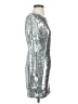 Superdown 100% Polyester Metallic Silver Cocktail Dress Size S - photo 4