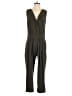 J.Crew 100% Polyester Solid Green Jumpsuit Size 8 - photo 1