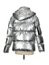 Lattelier 100% Polyester Metallic Silver Snow Jacket Size M - photo 2