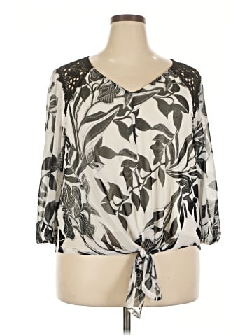 Harper 3/4 Sleeve Blouse (view 1)