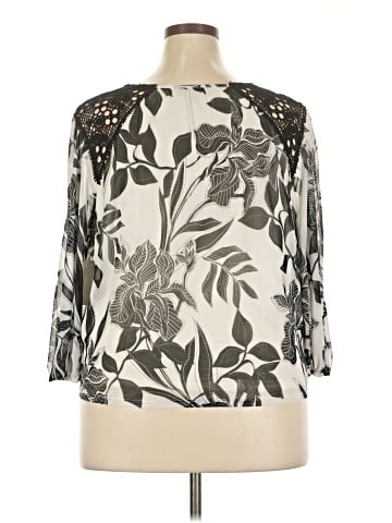 Harper 3/4 Sleeve Blouse (view 2)