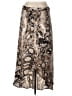 She + Sky Animal Print Silver Tan Casual Skirt Size L - photo 1
