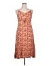 Rewind Floral Orange Casual Dress Size XL - photo 1