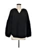 BTFBM 100% Polyester Black 3/4 Sleeve Blouse Size M - photo 1