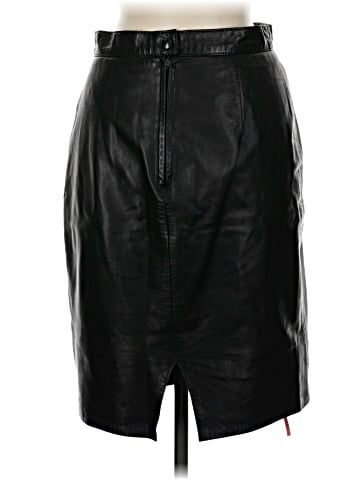Ann Taylor Leather Skirt (view 2)
