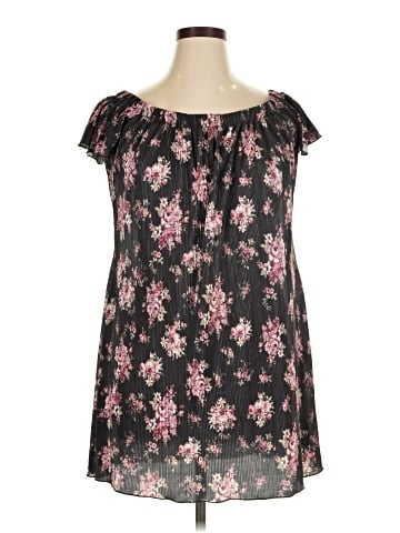 No Comment Short Sleeve Blouse (view 1)