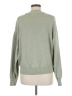 H&M Solid Green Pullover Sweater Size M - photo 2