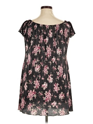 No Comment Short Sleeve Blouse (view 2)