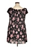 No Comment 100% Polyester Black Short Sleeve Blouse Size 1X - photo 2
