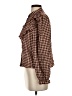Zara Houndstooth Brown Long Sleeve Blouse Size S - photo 5