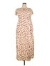 Kindred 100% Rayon Print Ivory Casual Dress Size 2X - photo 1